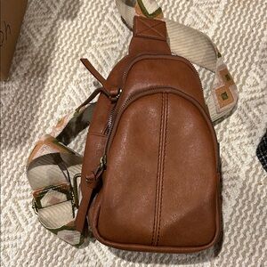 Brown Crossbody Sling Bag